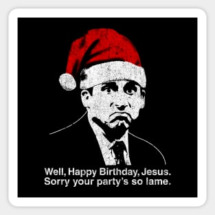 Happy Birthday Jesus Sticker